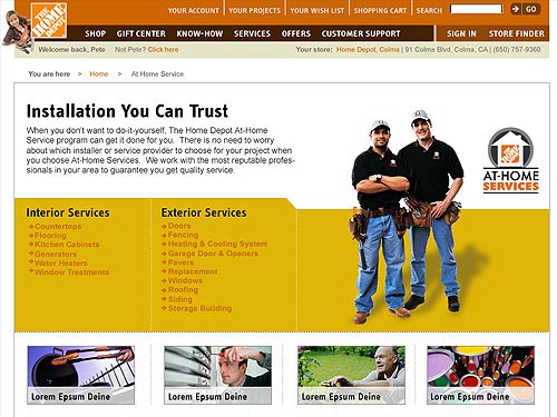 Home Depot At Home