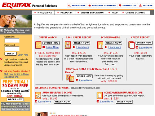 Equifax Home