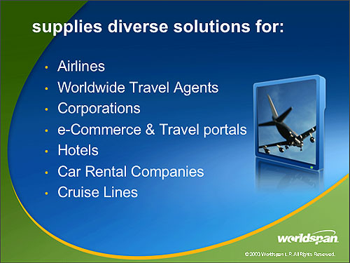 WorldSpan Sales Promo PPT