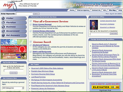 Fla. Gov. My Florida