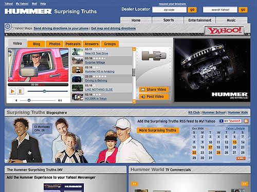 Yahoo Hummer Portal