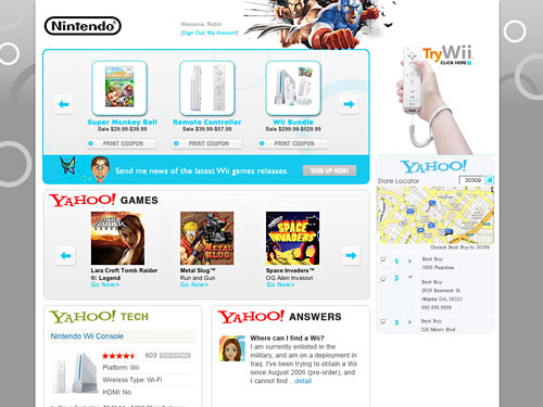 Yahoo! Wii for Nintendo