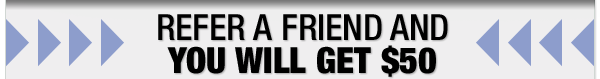 Refer a friend and you will get $50